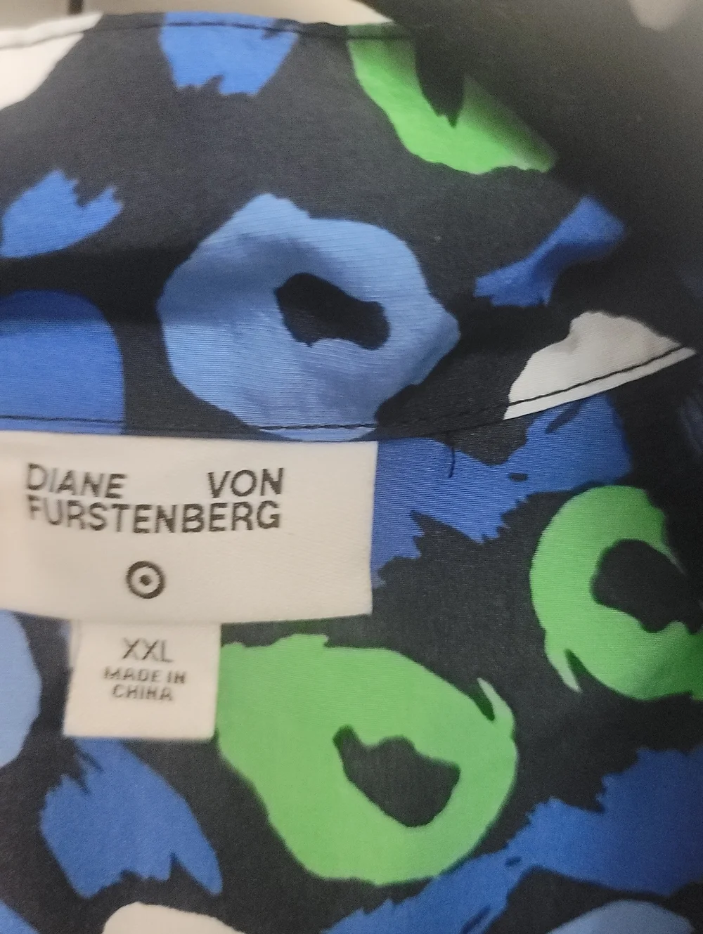 DVF x Target Nylon Jazz Dot Jumpsuit | Blue Green Sporty Chic XXL - Picture 7 of 8